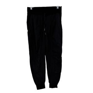 Lululemon Jogger Pant Womens 6 Black Dance Studio 29" Lightweight Swift Mid Rise